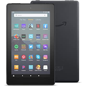 Fire 7 tablet, 7" display, 16 GB, latest model (2019 release), Black